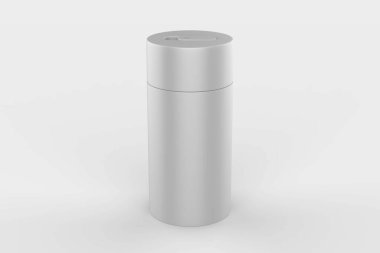 Diş teli modeli beyaz arka planda izole edildi. 3d illüstrasyon