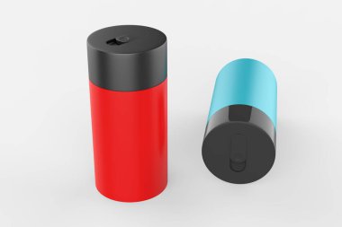 Diş teli modeli beyaz arka planda izole edildi. 3d illüstrasyon