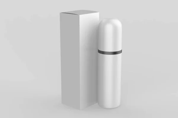 Cosmetic Bottle Pump Mockup Isolated Background Illustration — Stock Photo, Image