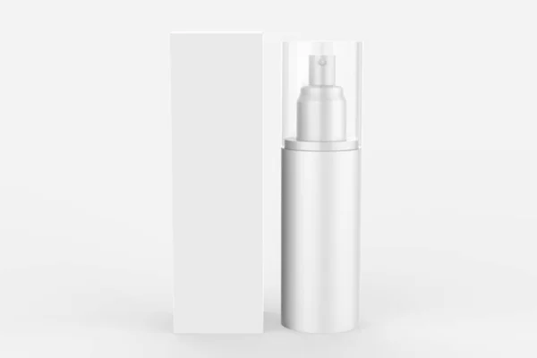 Puste Butelki Sprayu Makiety Kosmetyczny Pakiet Wzór Reklamy Produktów Kosmetycznych — Zdjęcie stockowe