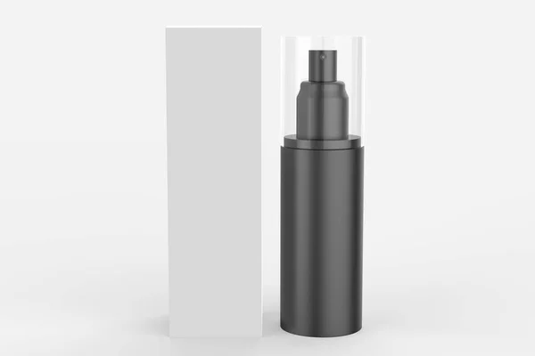 Tomma Sprayflaskor För Mock Kosmetisk Förpackning Mall För Reklam Kosmetiska — Stockfoto