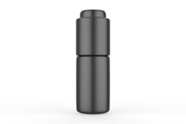 Kozmetik şişesi. Şampuan, sprey ürün. Örnek banyo kabı modeli. Güneş kremi için pompa dağıtıcısı olan boş bir paket. Süt köpüğü markası, tıbbi sağlık şişesi.