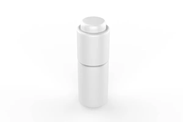 Cosmetische Fles Shampoo Spray Product Monsterbad Container Model Lege Verpakking — Stockfoto