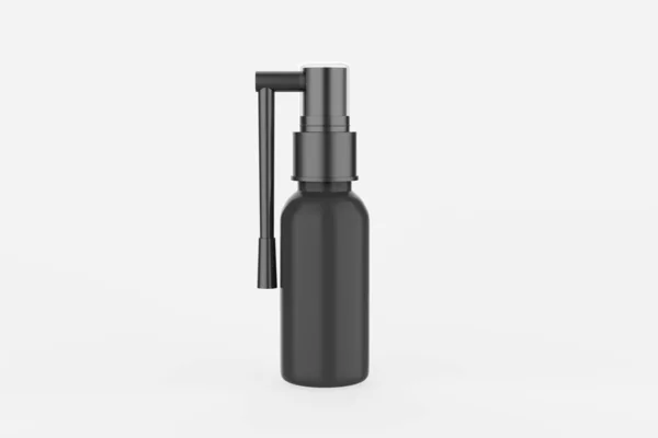Műanyag Palack Long Nozzle Sprayer Mockup Izolált Fehér Alapon Illusztráció — Stock Fotó