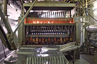 Et endüstrisi için ekipman. Domuz ve inek eti işleme tesisi.