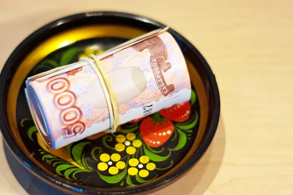 Ulusal tabak, khokhloma Rus Rublesi