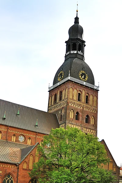 Catedral de cúpula en Riga, Letonia — Foto de Stock