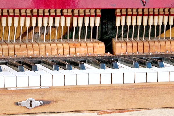 Teclas de piano — Fotografia de Stock