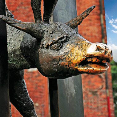 Bremen müzisyenler anıt Riga