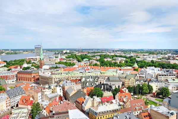 Panorama av Riga, Latvia – stockfoto