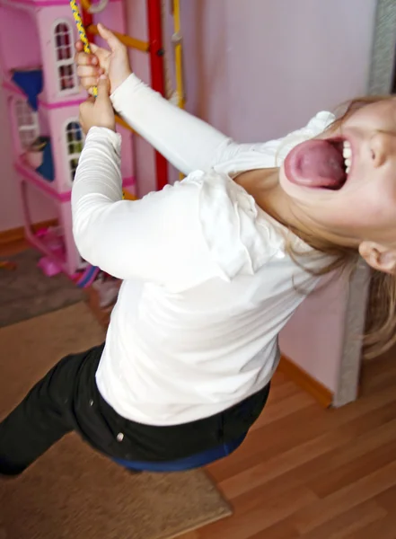 Child in a playground — Stock Photo, Image