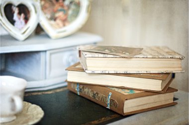 Kitaplar Vintage tablo