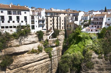 ronda, Endülüs, İspanya'nın panoramik görünüm