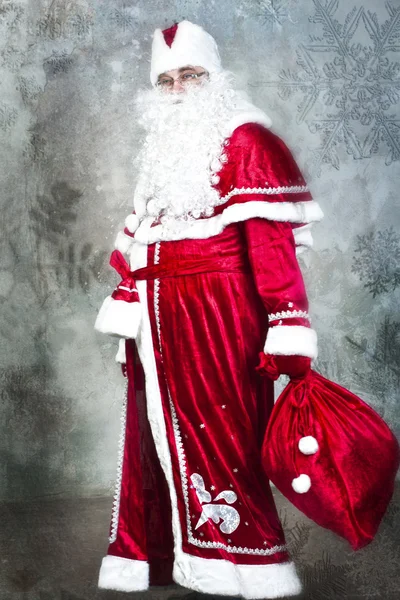 Santa Claus avec des cadeaux — Photo