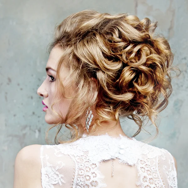 Wedding hair style Stock Photos, Royalty Free Wedding hair style Images |  Depositphotos