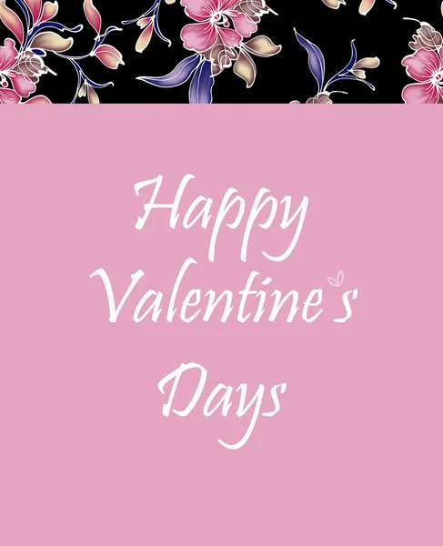 Walentynki kartka z życzeniami — Zdjęcie stockowe