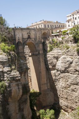 ronda, Endülüs, İspanya'nın panoramik görünüm