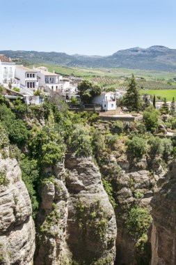 Eski kasaba Ronda Andalusia İspanya, Ma bölgesinde bir tepe üzerinde