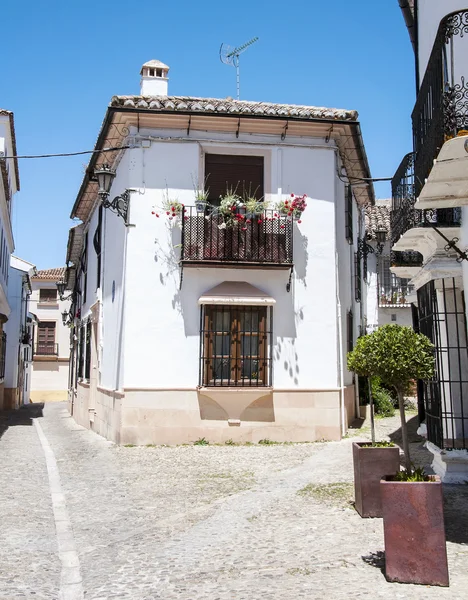 Calles del Casco Antiguo de Ronda en la comarca de Andalucía Spai — Foto de Stock