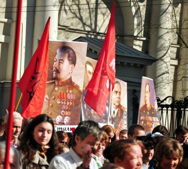 St. Petersburg - 9 Mayıs: geçit N zafer gününde adanmış