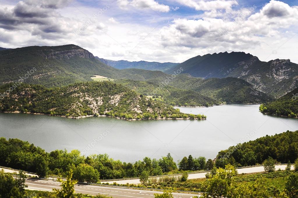Lake in Spain, next to Andorra