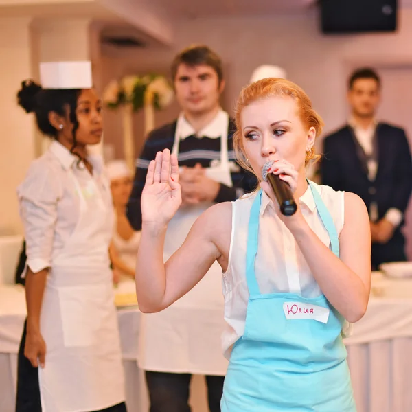 Maior flashmob na moldagem de pelmeni — Fotografia de Stock