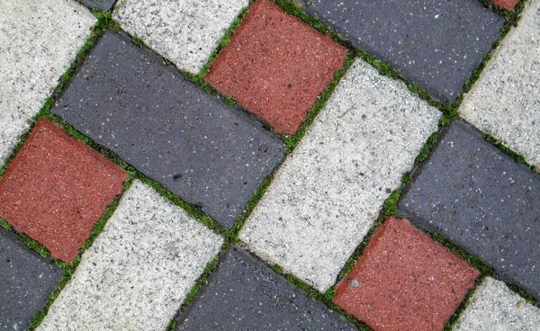 Fondo Color Textura Nuevas Losas Pavimentación Textura Las Baldosas Pavimentadas —  Fotos de Stock