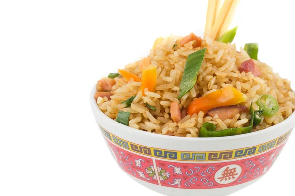 Sebze ve jambon Fried Rice