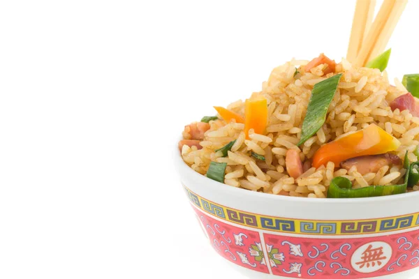 Sebze ve jambon Fried Rice