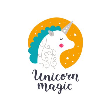 Vektör bebek unicorn