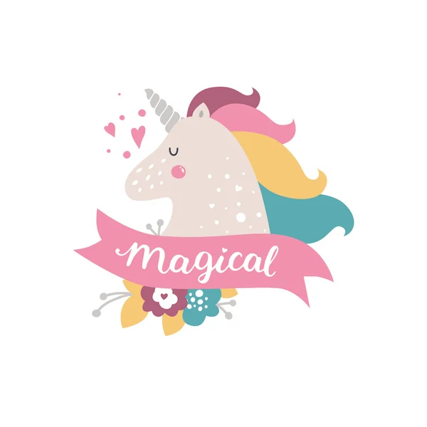 Baby unicorn — Stock Vector © Dazdraperma #5775278