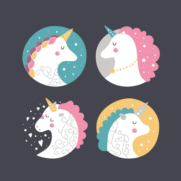 Vector baby unicorn Vector Graphics