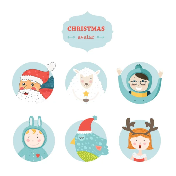 Avatar de Noël — Image vectorielle