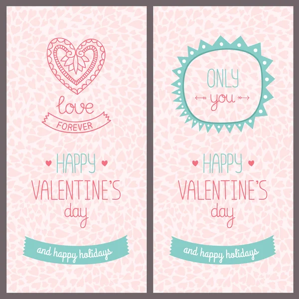 Tarjeta de San Valentín — Vector de stock