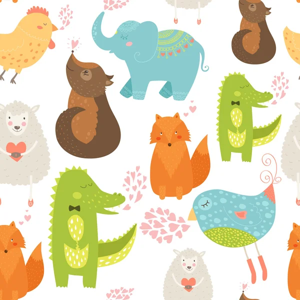 Contexto animal — Vector de stock