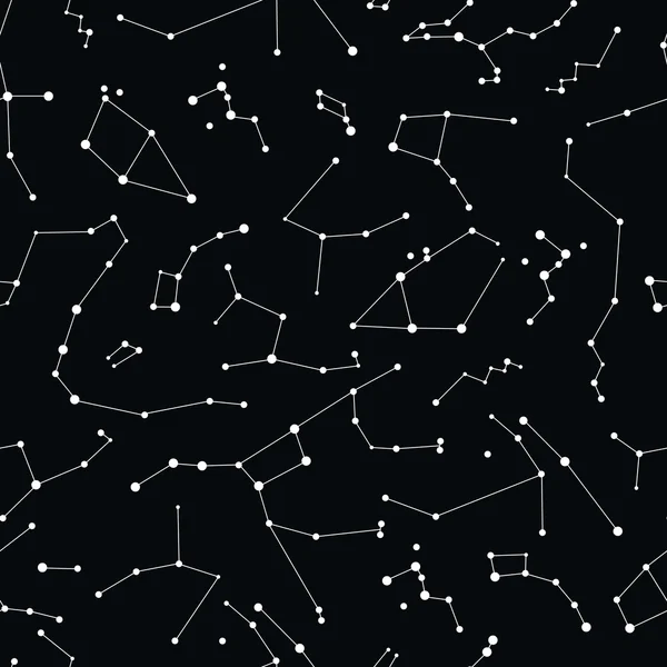 Vector constellations background, — Stock Vector