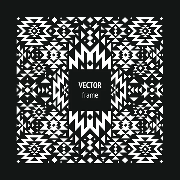 Marco geométrico abstracto vectorial — Vector de stock