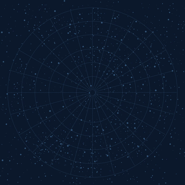 Vector sky map background