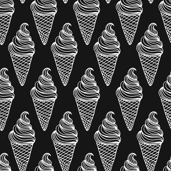 Vector ice cream background — Stock Vector