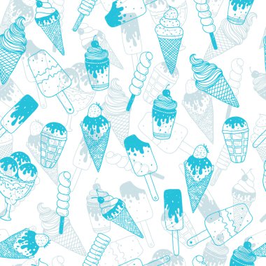 vektör dondurma arka plan