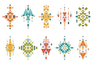 Vector Tribal elements clipart