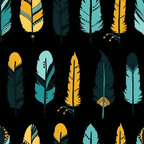 Fondo de plumas — Vector de stock