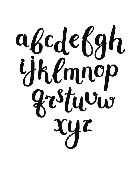 Vector dibujado a mano alfabeto — Archivo Imágenes Vectoriales