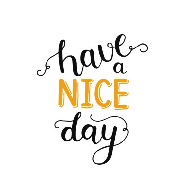 İyi günler, ilham verici kart hane