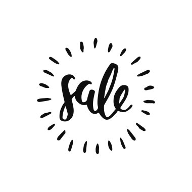 vektör satış etiketi