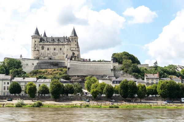 Castelo de Saumur, departamento de Maine-et-Loire (França) ) — Fotografia de Stock