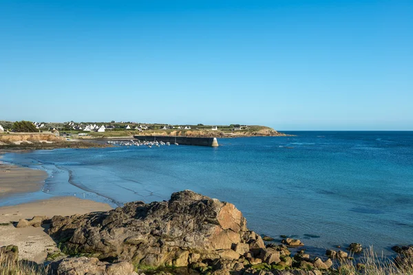 Haven in le loc'h baai (Frankrijk) — Stockfoto