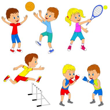 Çocuk spor etkinlik kümesi