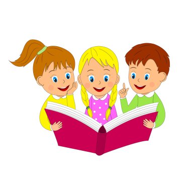 oğlan ve kız kitap okumak