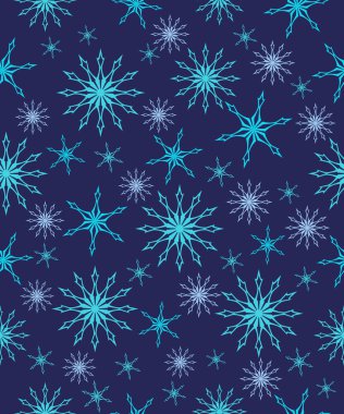 kar taneleri ile desen